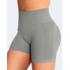 imageYEOREO Women Seamless Scrunch Workout Shorts High Waisted Intensify Running Gym Yoga WorkoutNeutral Gray