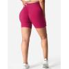 imageYEOREO Women Seamless Scrunch Workout Shorts High Waisted Intensify Running Gym Yoga WorkoutPink