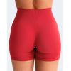 imageYEOREO Women Seamless Scrunch Workout Shorts High Waisted Intensify Running Gym Yoga WorkoutRed
