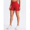 imageYEOREO Women Seamless Scrunch Workout Shorts High Waisted Intensify Running Gym Yoga WorkoutRed
