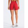 imageYEOREO Women Seamless Scrunch Workout Shorts High Waisted Intensify Running Gym Yoga WorkoutRed