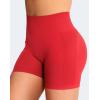 imageYEOREO Women Seamless Scrunch Workout Shorts High Waisted Intensify Running Gym Yoga WorkoutRed