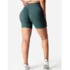 imageYEOREO Women Seamless Scrunch Workout Shorts High Waisted Intensify Running Gym Yoga WorkoutSolid Charcoal