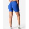 imageYEOREO Women Seamless Scrunch Workout Shorts High Waisted Intensify Running Gym Yoga WorkoutSolid Royal Blue