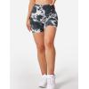 imageYEOREO Women Seamless Scrunch Workout Shorts High Waisted Intensify Running Gym Yoga WorkoutTie Dye Black