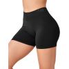 imageYEOREO Workout Scrunch Shorts Women V Back Gym Butt Lifting Liz High Waisted Seamless ShortsBlack