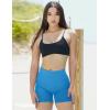 imageYEOREO Workout Scrunch Shorts Women V Back Gym Butt Lifting Liz High Waisted Seamless ShortsBright Blue