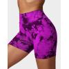 imageYEOREO Workout Scrunch Shorts Women V Back Gym Butt Lifting Liz High Waisted Seamless ShortsTie Dye Purple Pink