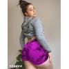 imageYEOREO Workout Scrunch Shorts Women V Back Gym Butt Lifting Liz High Waisted Seamless ShortsTie Dye Purple Pink