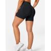 imageYEOREO Dora Seamless Scrunch Workout Shorts for Women High Waisted Butt Lifting Gym Yoga Biker ShortsBlack