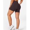 imageYEOREO Dora Seamless Scrunch Workout Shorts for Women High Waisted Butt Lifting Gym Yoga Biker ShortsCocoa