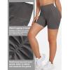 imageYEOREO Dora Seamless Scrunch Workout Shorts for Women High Waisted Butt Lifting Gym Yoga Biker ShortsDeep Taupe