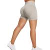 imageYEOREO Dora Seamless Scrunch Workout Shorts for Women High Waisted Butt Lifting Gym Yoga Biker ShortsLight Gray