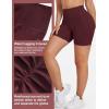 imageYEOREO Dora Seamless Scrunch Workout Shorts for Women High Waisted Butt Lifting Gym Yoga Biker ShortsRosewood