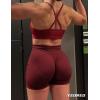 imageYEOREO Dora Seamless Scrunch Workout Shorts for Women High Waisted Butt Lifting Gym Yoga Biker ShortsRosewood