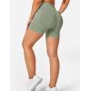 imageYEOREO Dora Seamless Scrunch Workout Shorts for Women High Waisted Butt Lifting Gym Yoga Biker ShortsSage