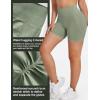 imageYEOREO Dora Seamless Scrunch Workout Shorts for Women High Waisted Butt Lifting Gym Yoga Biker ShortsSage