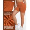 imageYEOREO Dora Seamless Scrunch Workout Shorts for Women High Waisted Butt Lifting Gym Yoga Biker ShortsWarm Copper