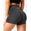 imageYEOREO Scrunch Butt Workout Shorts Women 35quot Seamless V Cross Waist Sport Gym Amplify ShortsGrey