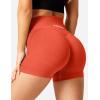 imageYEOREO Scrunch Butt Workout Shorts Women 35quot Seamless V Cross Waist Sport Gym Amplify ShortsOrange
