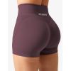 imageYEOREO Scrunch Butt Workout Shorts Women 35quot Seamless V Cross Waist Sport Gym Amplify ShortsRose