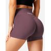 imageYEOREO Scrunch Butt Workout Shorts Women 35quot Seamless V Cross Waist Sport Gym Amplify ShortsRose