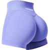 imageYEOREO Scrunch Butt Workout Shorts Women 35quot Seamless V Cross Waist Sport Gym Amplify ShortsViolet