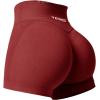 imageYEOREO Scrunch Butt Workout Shorts Women 35quot Seamless V Cross Waist Sport Gym Amplify ShortsWine