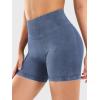 imageYEOREO Womens Workout Gym Shorts 45quot Colinne Butt Lifting Hidden Scrunch Seamless Impact Booty Biker ShortsDark Blue