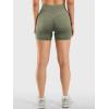 imageYEOREO Womens Workout Gym Shorts 45quot Colinne Butt Lifting Hidden Scrunch Seamless Impact Booty Biker ShortsGreen