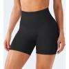 imageYEOREO Workout Shorts Womens Butt Lifting 45quot Seamless Hidden Scrunch High Waist Gym Tummy Control Christiy Biker ShortsBlack