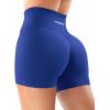 imageYEOREO Workout Shorts Womens Butt Lifting 45quot Seamless Hidden Scrunch High Waist Gym Tummy Control Christiy Biker ShortsDark Blue
