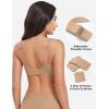 imageYEOREO Womens Everyday Bra Scoop Wireless Bralette No Underwire Corriney Full Coverage Push Up BraKhaki