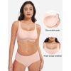 imageYEOREO Womens Everyday Bra Scoop Wireless Bralette No Underwire Corriney Full Coverage Push Up BraSkin