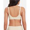 imageYEOREO Womens Everyday Bra Scoop Wireless Bralette No Underwire Corriney Full Coverage Push Up BraWhite