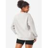 imageYEOREO Womens Oversized Sweatshirts Hoodies Crew Neck Pullover Jocely Fleece Long Sleeve Shirts with PocketGrey