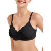 imageYEOREO Womens Wireless Bras Push Up Full Coverage Bra No Underwire Seamless Comfortable Scalloped Supportive BraletteBlack