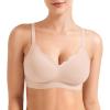 imageYEOREO Womens Wireless Bras Push Up Full Coverage Bra No Underwire Seamless Comfortable Scalloped Supportive BraletteUniversal Nude