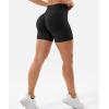imageYEOREO Gym Workout Shorts for Women 36  45 High Waisted Hidden Scrunch Biker Shorts Tummy Control Patrica Yoga ShortsBlack
