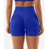 imageYEOREO Gym Workout Shorts for Women 36  45 High Waisted Hidden Scrunch Biker Shorts Tummy Control Patrica Yoga ShortsDark Blue