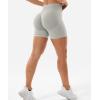 imageYEOREO Gym Workout Shorts for Women 36  45 High Waisted Hidden Scrunch Biker Shorts Tummy Control Patrica Yoga ShortsLight Grey