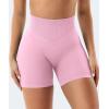 imageYEOREO Gym Workout Shorts for Women 36  45 High Waisted Hidden Scrunch Biker Shorts Tummy Control Patrica Yoga ShortsPink