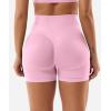 imageYEOREO Gym Workout Shorts for Women 36  45 High Waisted Hidden Scrunch Biker Shorts Tummy Control Patrica Yoga ShortsPink