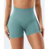 imageYEOREO Gym Workout Shorts for Women 36  45 High Waisted Hidden Scrunch Biker Shorts Tummy Control Patrica Yoga ShortsPistachio