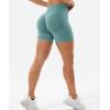 imageYEOREO Gym Workout Shorts for Women 36  45 High Waisted Hidden Scrunch Biker Shorts Tummy Control Patrica Yoga ShortsPistachio