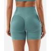 imageYEOREO Gym Workout Shorts for Women 36  45 High Waisted Hidden Scrunch Biker Shorts Tummy Control Patrica Yoga ShortsPistachio