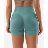 imageYEOREO Gym Workout Shorts for Women 36  45 High Waisted Hidden Scrunch Biker Shorts Tummy Control Patrica Yoga ShortsPistachio