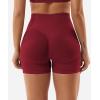imageYEOREO Gym Workout Shorts for Women 36  45 High Waisted Hidden Scrunch Biker Shorts Tummy Control Patrica Yoga ShortsScarlett Red