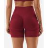 imageYEOREO Gym Workout Shorts for Women 36  45 High Waisted Hidden Scrunch Biker Shorts Tummy Control Patrica Yoga ShortsScarlett Red