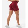 imageYEOREO Gym Workout Shorts for Women 36  45 High Waisted Hidden Scrunch Biker Shorts Tummy Control Patrica Yoga ShortsScarlett Red